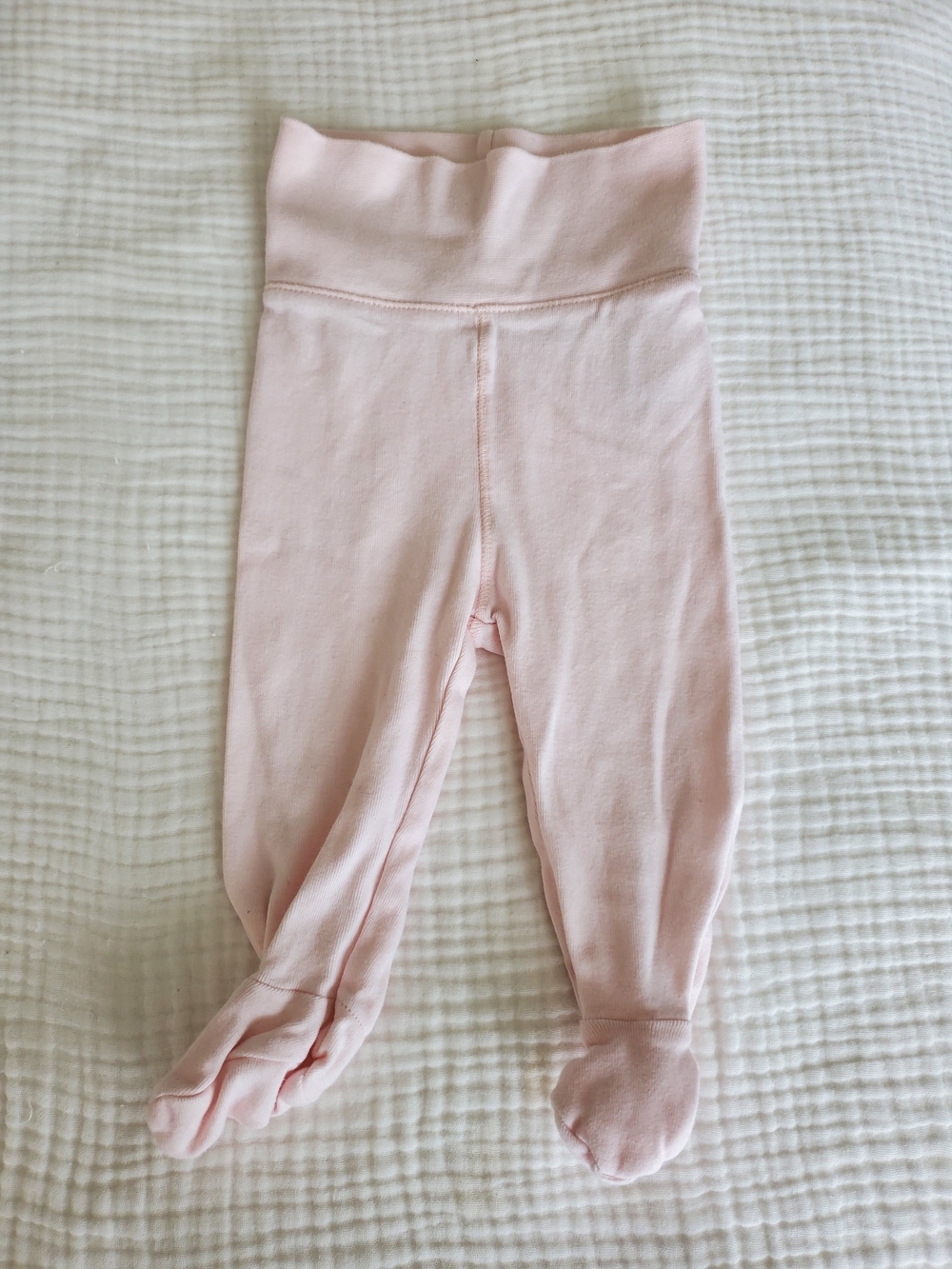H&M Baby Pink Footed Cotton Pants